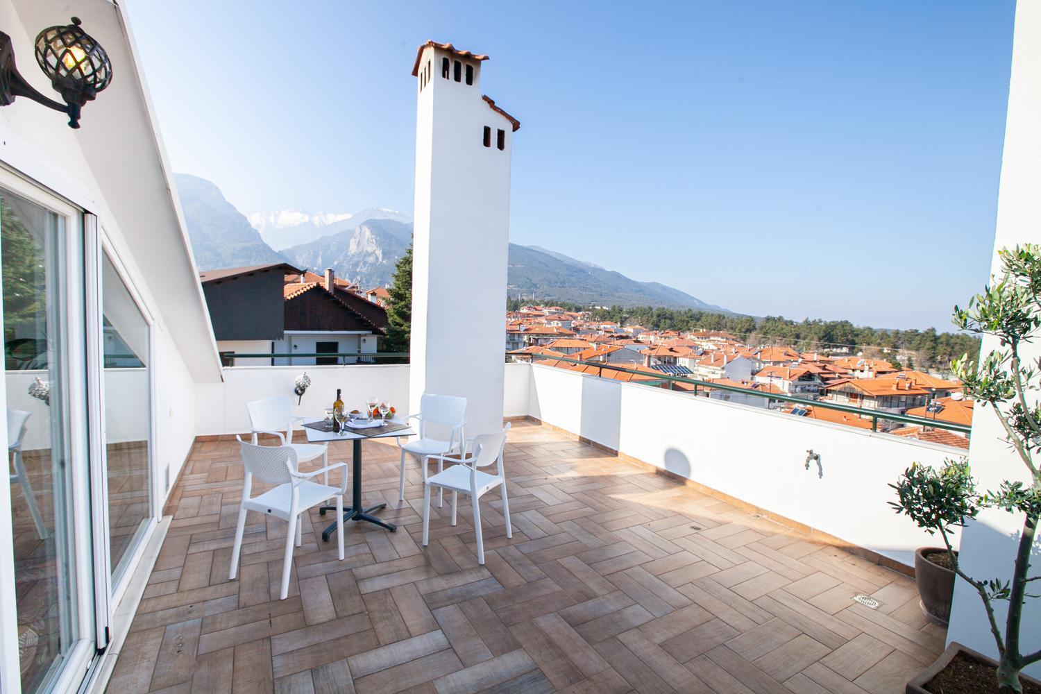 Rodon Apartment With Great View, Sauna And Jacuzzi Litochoro Exterior foto