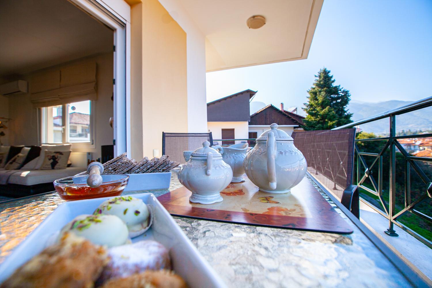 Rodon Apartment With Great View, Sauna And Jacuzzi Litochoro Exterior foto